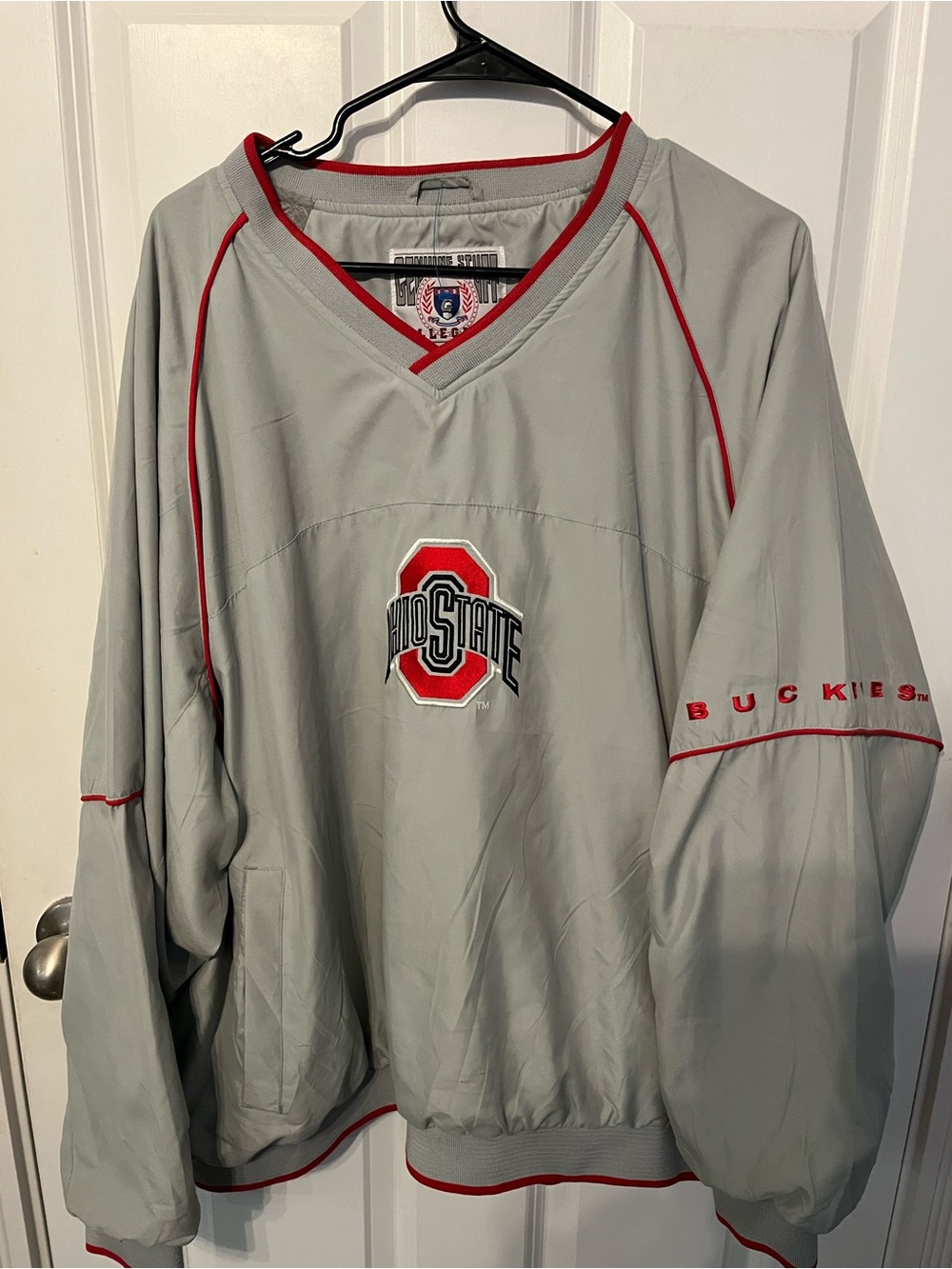 Ohio State Vintage Men's Gray Pullover with Red Trim size 2xl
